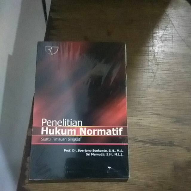 Penelitian hukum normatif buku original