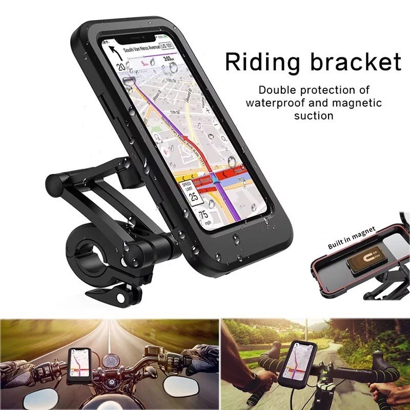 Holder Bracket Motor Sepeda Motorcycle Phone Holder Waterproof