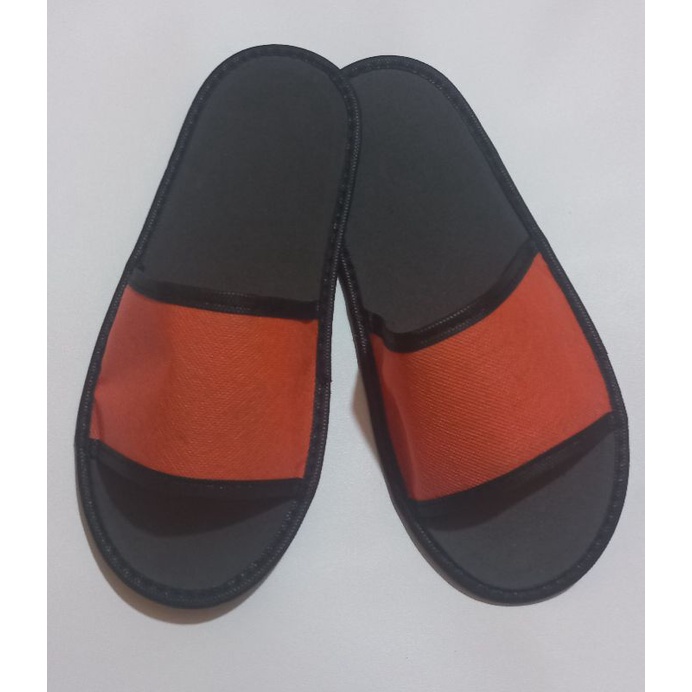 slippers # sandal hotel #sandal lantai #atasan woven/spunbond oren