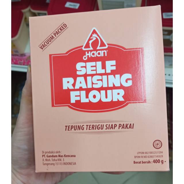 

HAAN SELF RAISING FLOUR TERIGU SIAP PAKAI 400 GR