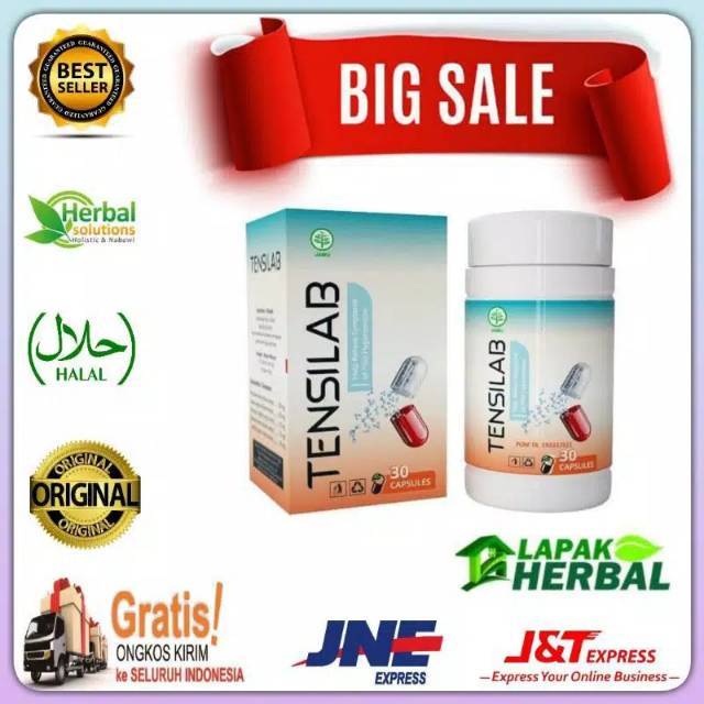 TENSILAB ASLI ORIGINAL OBAT HERBAL HIPERTENSI STROKE JANTUNG KOLESTROL