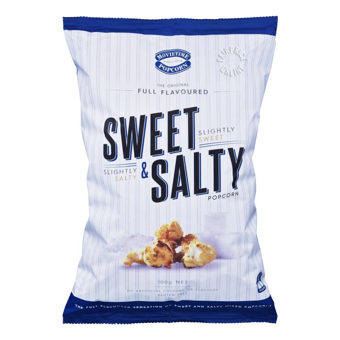 

Movietime Flavored Popcorn - Sweet & Salty 100G
