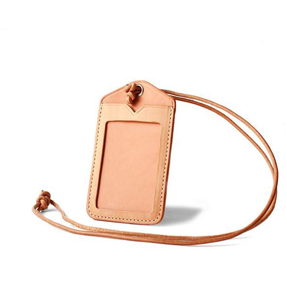 

✨BISA COD✨ VOYEJ Id Card Holder - Name Tag Kulit Unisex