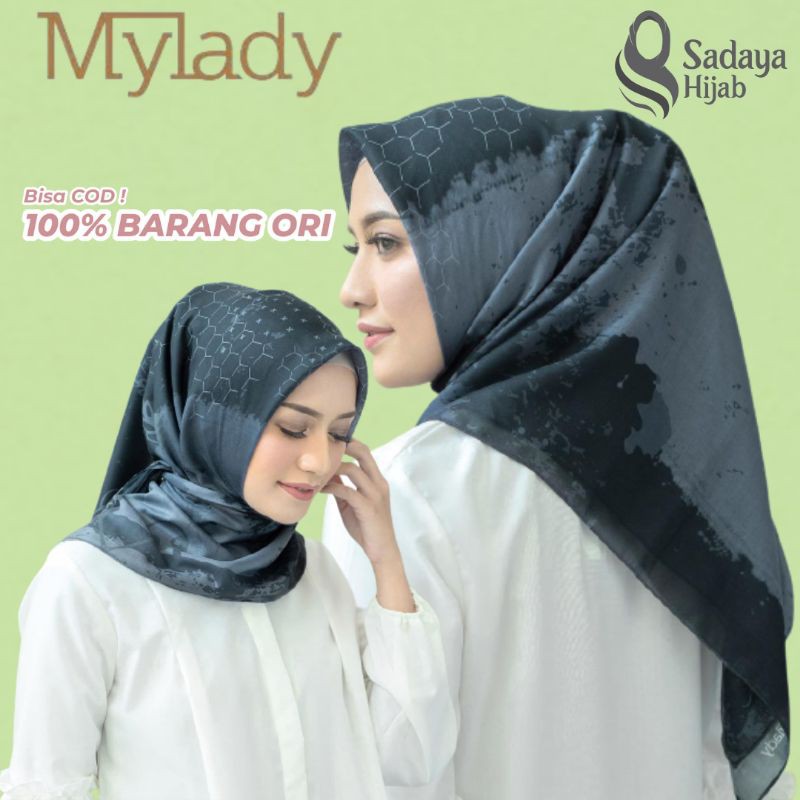 Hijab Ori My lady Gio Jilbab Voal Kerudung Mylady Segiempat