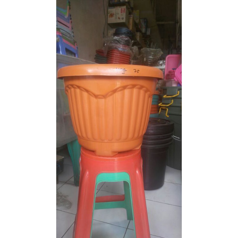 Pot bunga jumbo/pot bunga 40cm /Pot besar via gosend