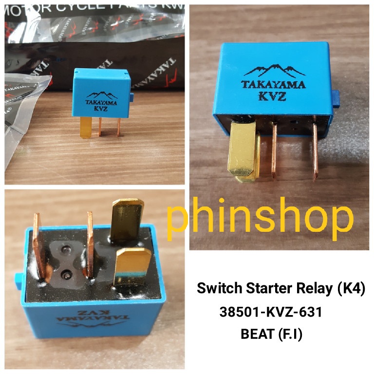 SWITCH STATER RELAY BEAT FI ( KVZ ) kaki 4 BENDIK TAKAYAMA TOP QUALITY ORI TKYM