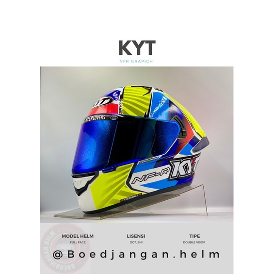 Jual HELM KYT NFR XAVI FORES 2021 - SPESIAL EDITION - KYT NFR FULL FACE