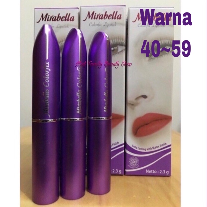 MIRABELLA Colorfix Lipstick Matte 2.3gr