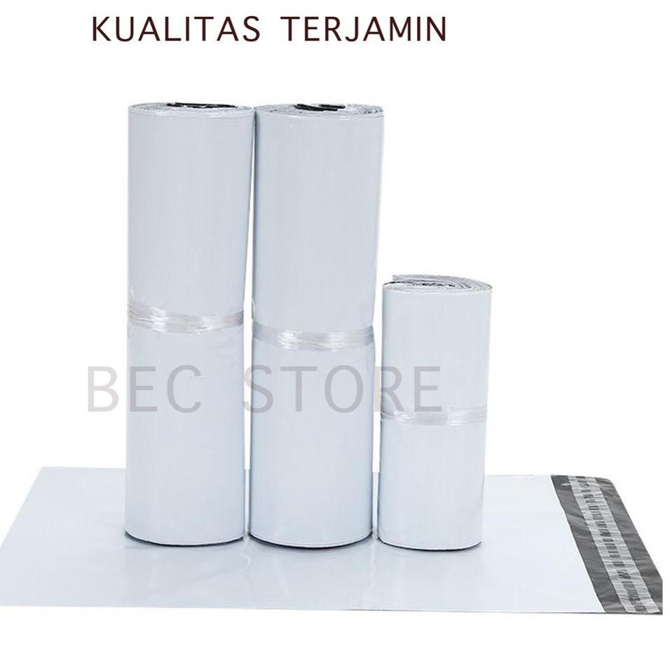 

★★ AQZ [] ISI 100LEMBAR PLASTIK POLY MAILER PLASTIC PACKING ONLINE WARNA PUTIH ❊ ★★