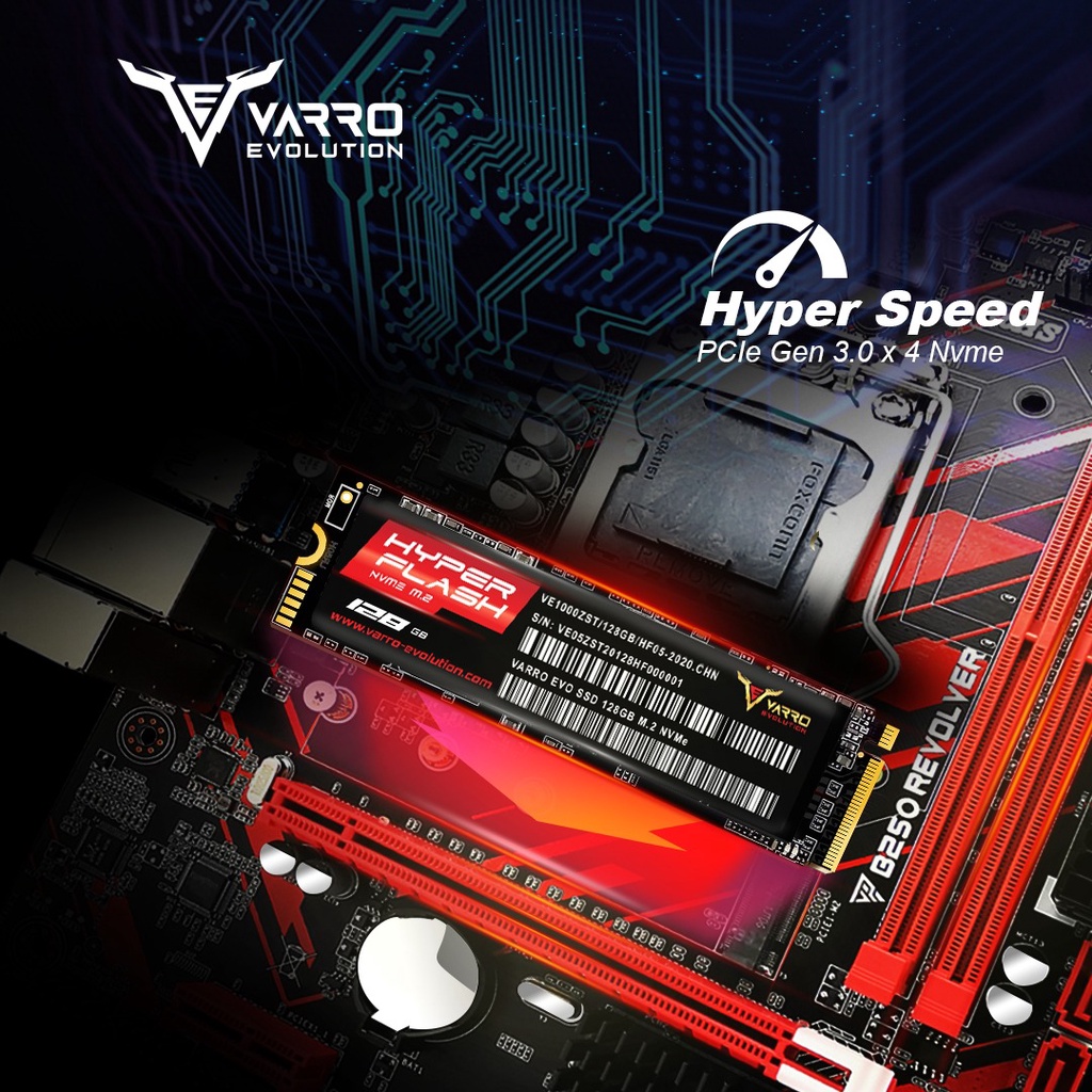 SSD VARRO EVOLUTION NVME HYPER FLASH 128GB