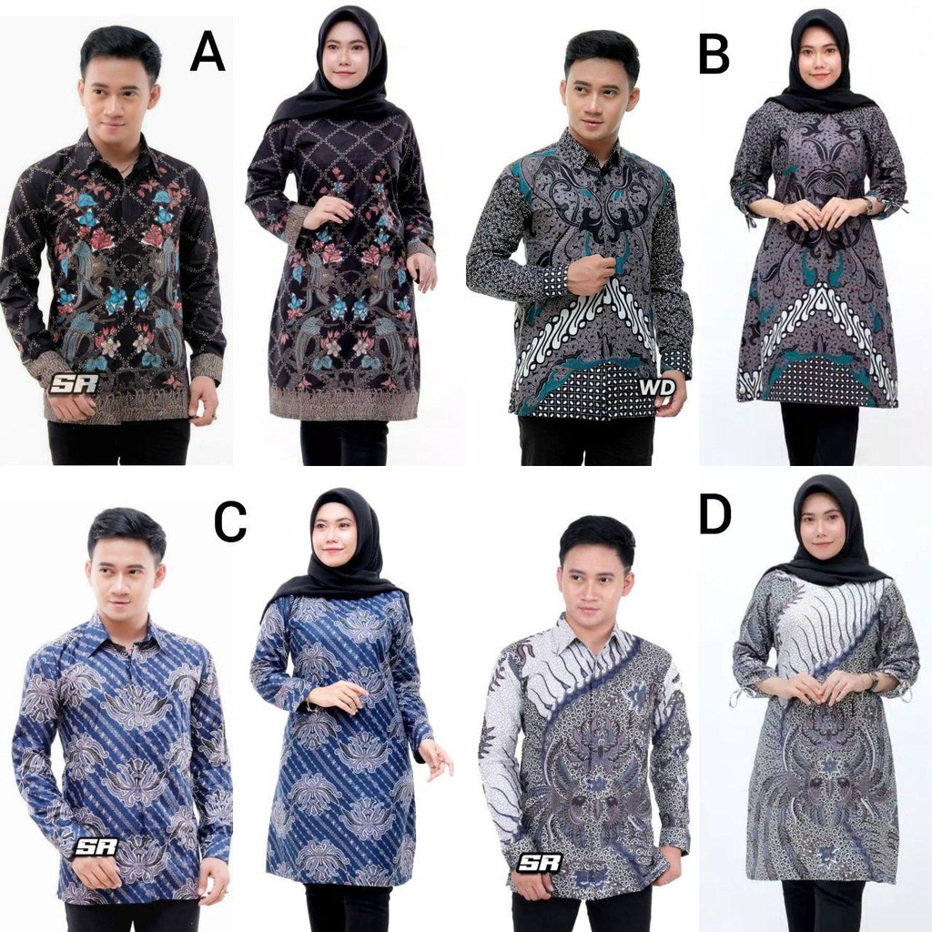 BATIK COUPLE KEMEJA TUNIK EMHABATIK NEW ARIVAL TERSERAGAMKAN-1