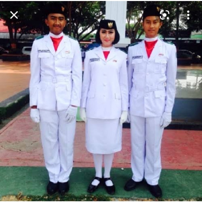 BAJU STELAN PASKIBRAKA CEWEK DAN COWOK
