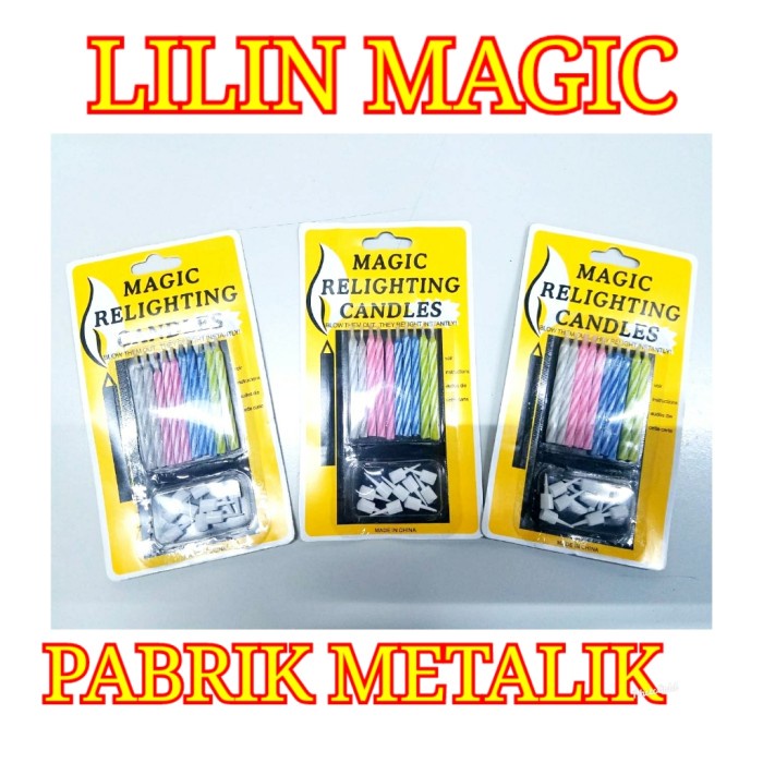 

Lilin Magic / Magic Relighting Candle / Lilin Ajaib