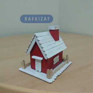 680+ Gambar Miniatur Rumah Dari Stik Es Krim HD Terbaik
