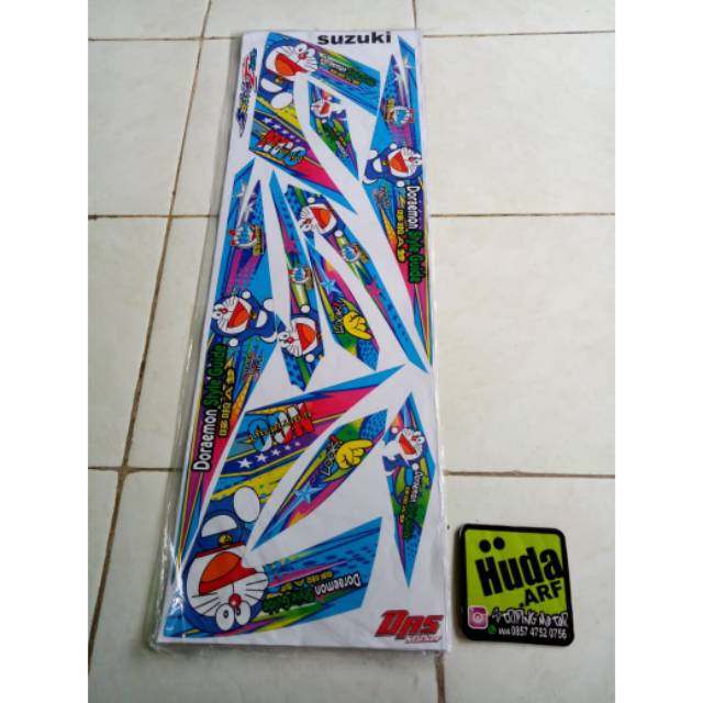 Striping Variasi Sticker Lis Bodi Satria F 150cc Faceligth Fu