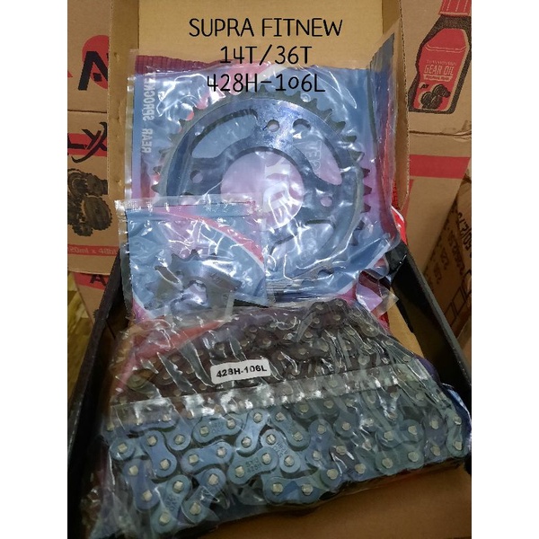 GEAR PAKET SCOYCO KUALITAS SEPUHAN CHAIN SPROCKET SET JUPZ JUPZ1 SUPRA FITNEW VEGA ZR MEGAPRO-3