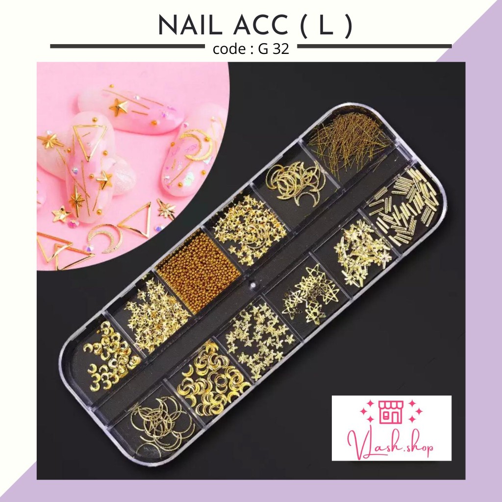 31 - 48 - NAIL ACCESORIES - HIASAN PERMATA KUKU