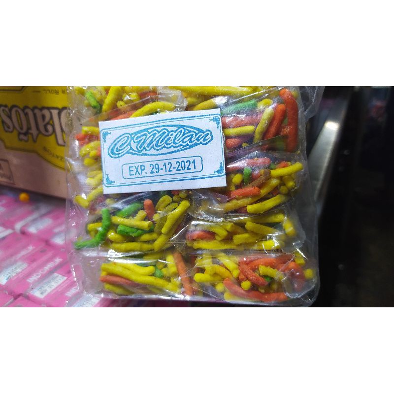 

cemilan kerupuk rainbow mini 10 pcs
