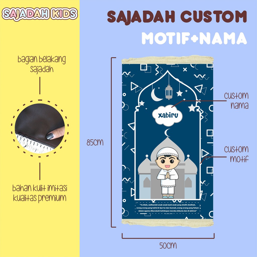 Sajadah Anak Custom Printing-1