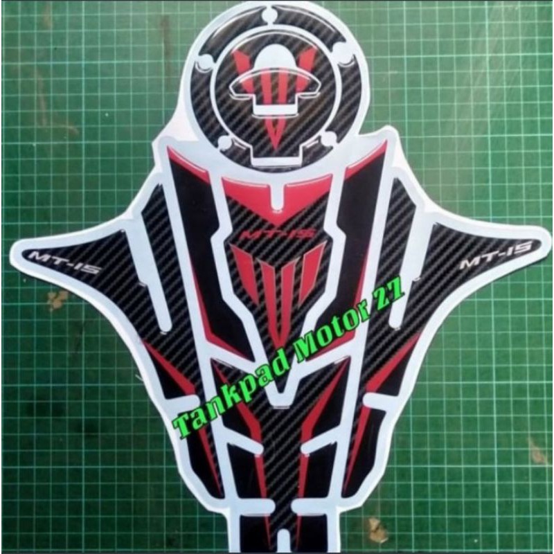 STIKER STICKER RESIN TIMBUL TANKPAD TANK PROTECTOR PREMIUM YAMAHA MT15