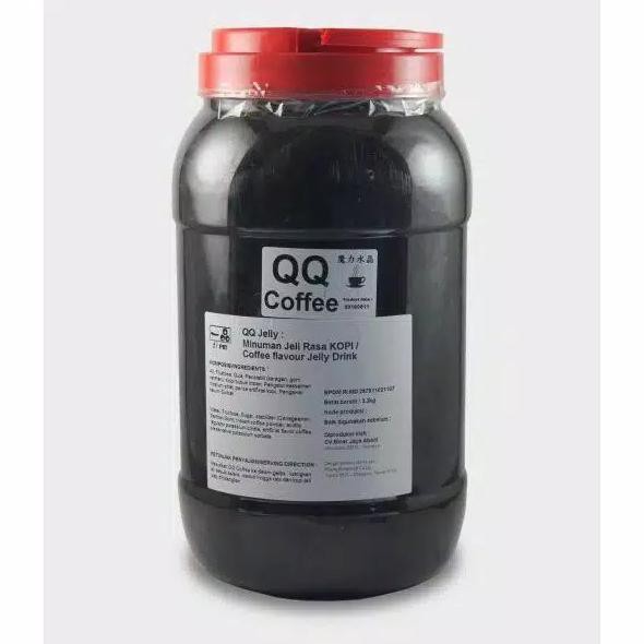 

PROMO QQ COFFEE JELLY ITPIN TOPPING SUPER QUALITY / JELI KOPI PREMIUM 3,2KG