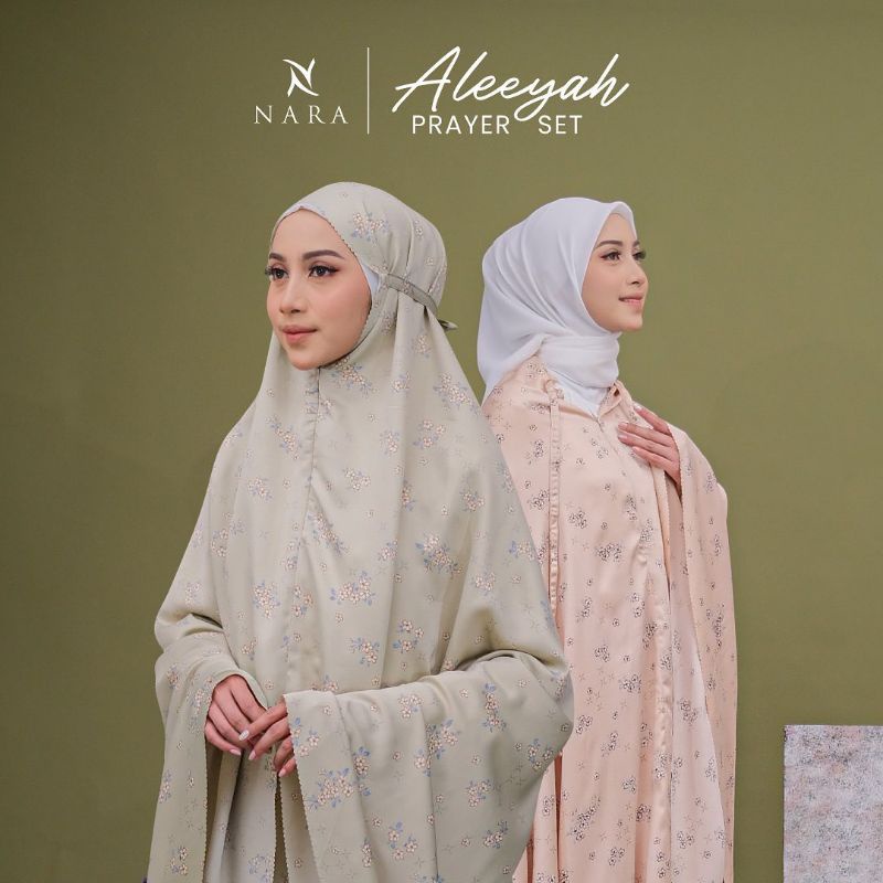 Aleeyah Prayer Set by NARA / Mukenah Aleeyah Dior Silk