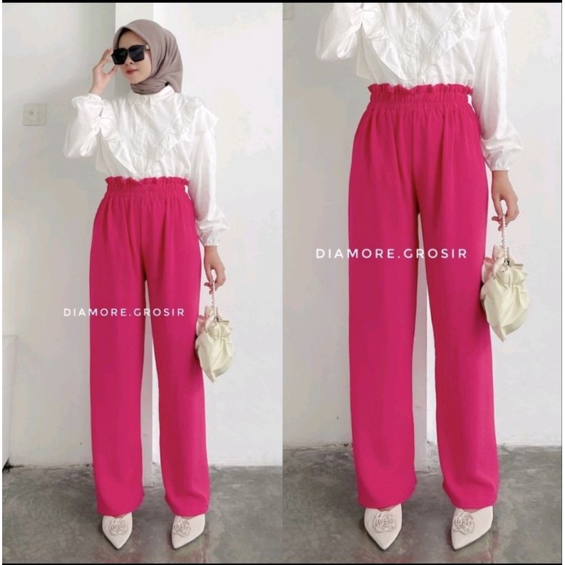 CELANA KULOT HIGHWAIST KANCING 2