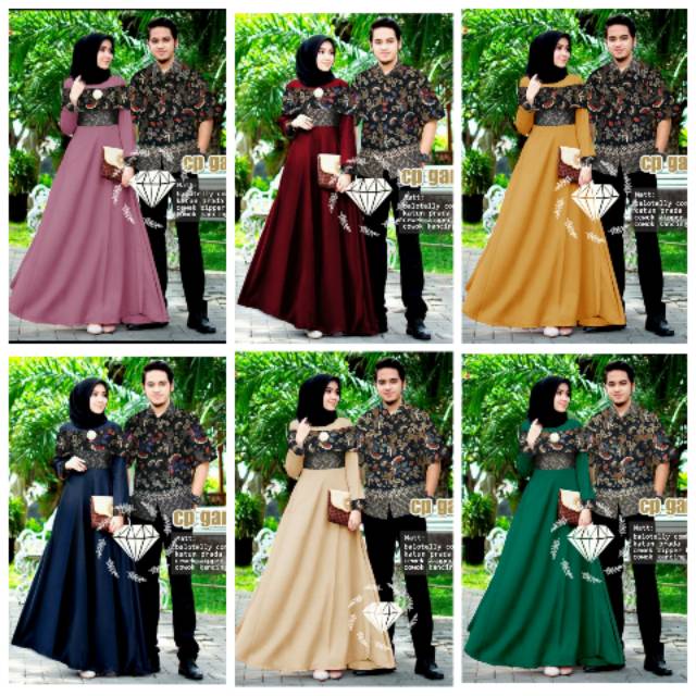 Pusat Grosir Cp Marsella Couple Marsella Couple Yasmin Cp Yasmin Motif Baru Couple Batik Couple Gamis Batik oqam3BijReM8a