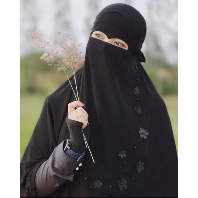 Niqab Bandana Niqab Cadar Niqab Yaman Cadar Bandana Niqob Viral Termurah Niqob ELANG SAKURA