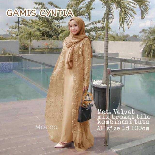 FS AQILA MUTIARA - Gamis CINTYA ORI garansi harga termurah