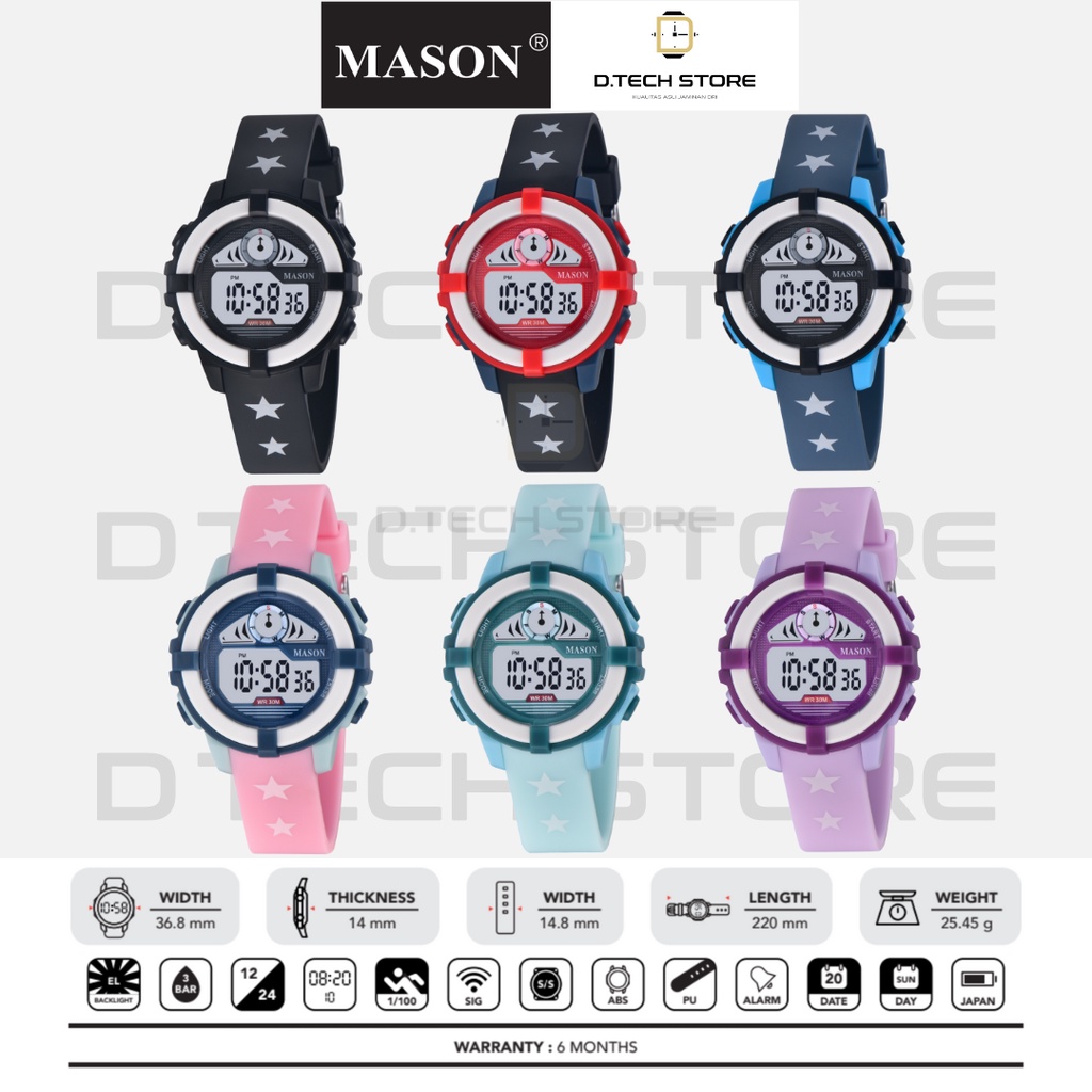 Jam Tangan Anak MASON MDB-7015/MDB7015 Original Mason 100%