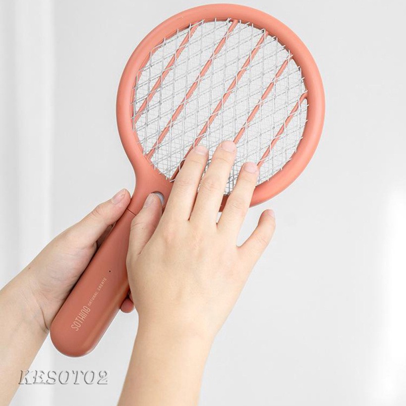 Raket Nyamuk Mini Electric Mosquito Racket DSHJ-S-1914 - Red