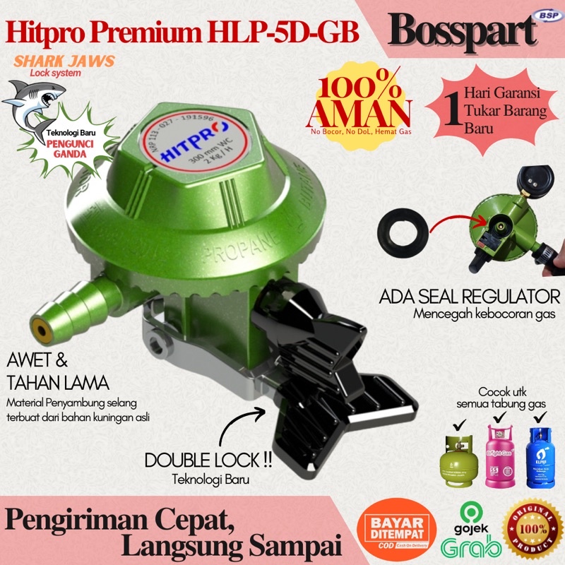 Regultor Gas HITPRO Low Pressure / Regulator Gas Double Lock