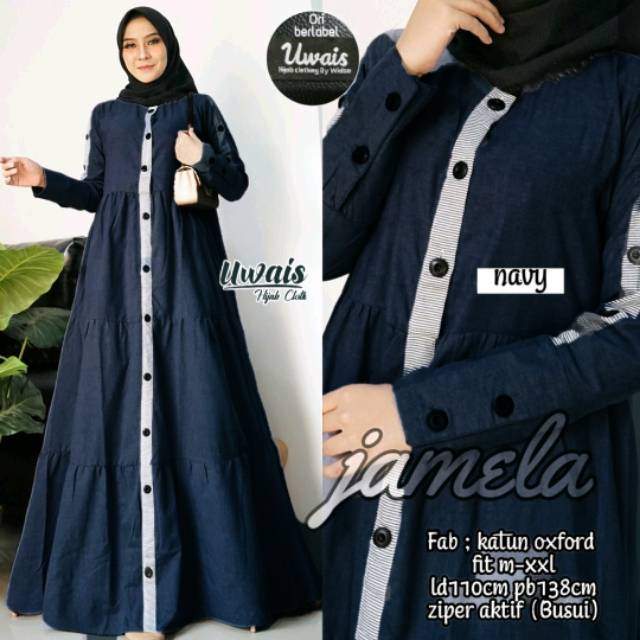 Jamela maxy dress gamis by uwais