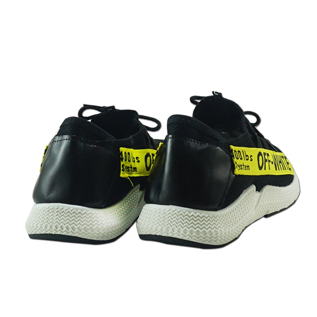 Sepatu Sneakers Pria Dane And Dine -  S0027 Hitam Kuning