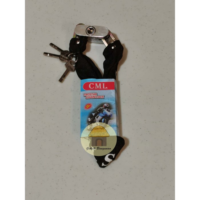 Hidayat - Gembok Sepeda / Gembok Rantai Motor / Gembok Helm