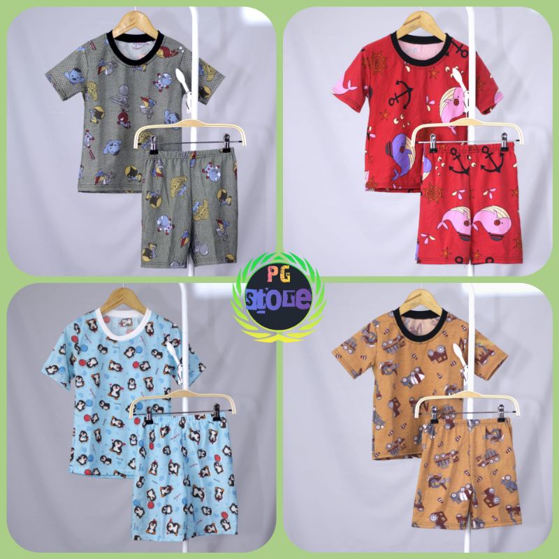 Setelan anak motif,Setelan anak cewek/cowok bahan babyterry,kaos setelan anak,stelan anak murah