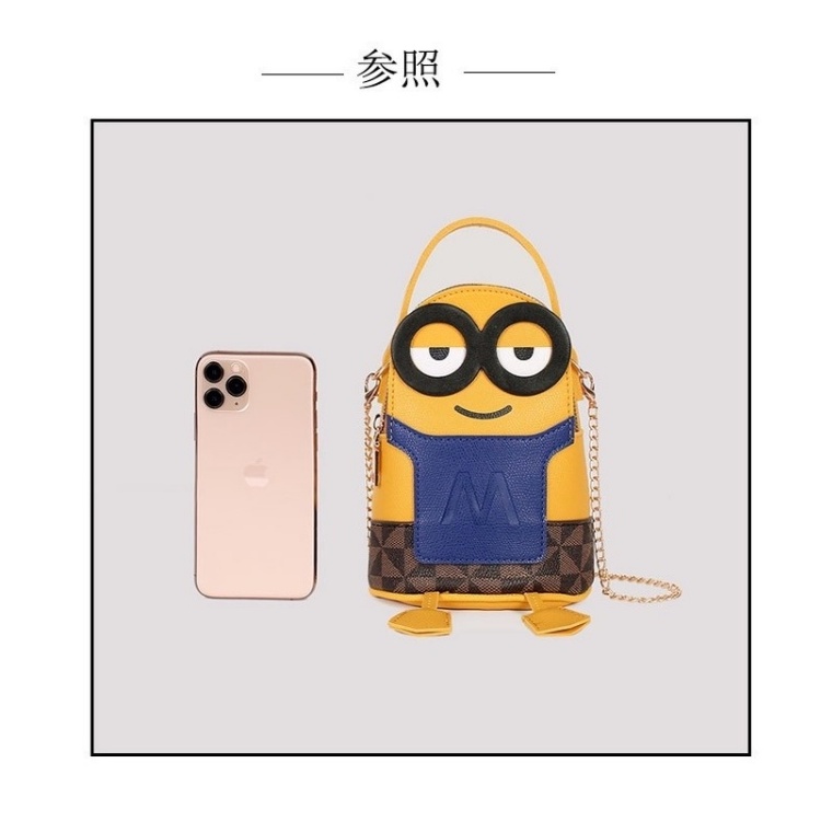 【COD】12/20CM Tas Wanita Tas Selempang Mini Minion Bag Wanita Terbaru Ransel Tas Wanita