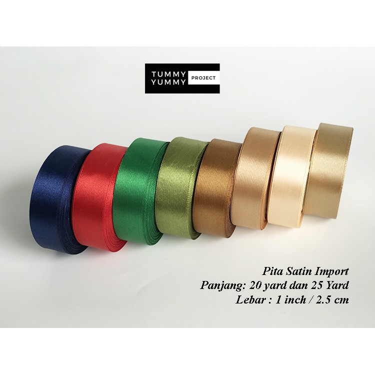 

PITA SATIN 1" (2.5 cm) 1 ROLL 20 yard