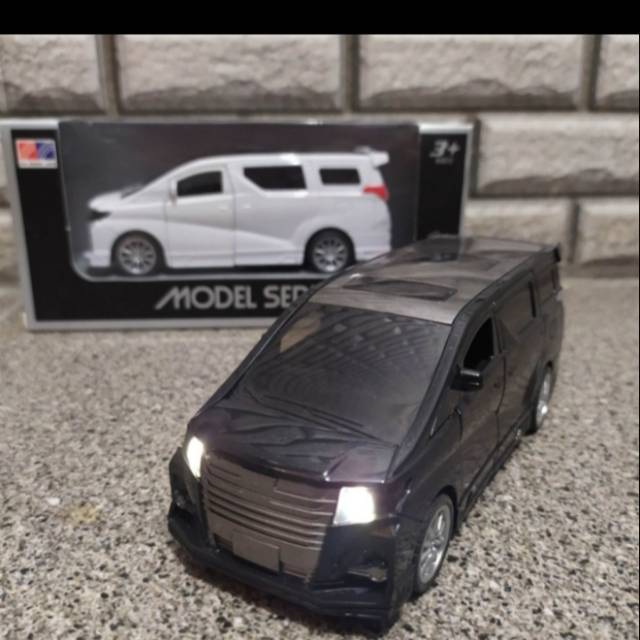 Diescast Toyota Alphard - mainan diescast mobil toyota alphard