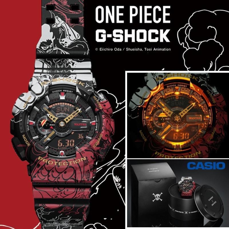 100% Original Casio GSHOCK×ONE PIECE gshock Dragon Ball g shock one piece watch Men's Watch Dragon B