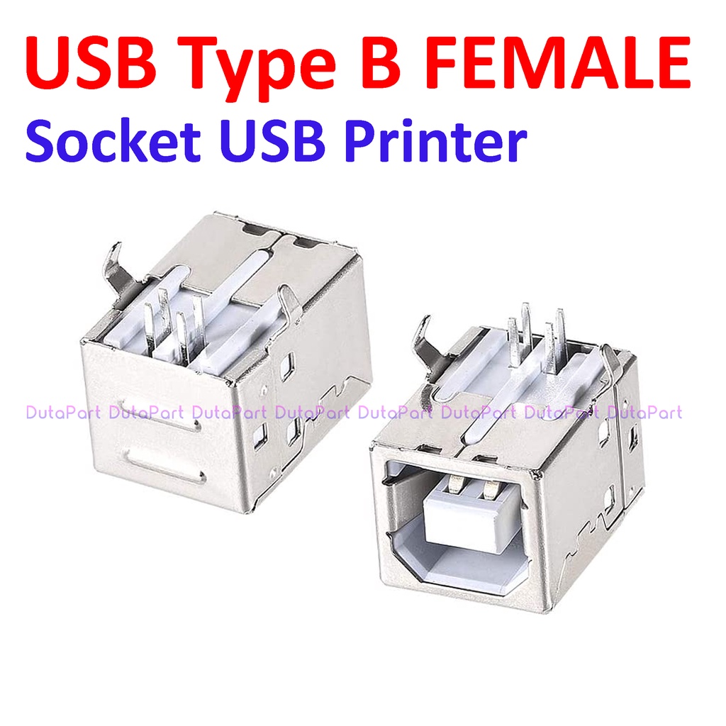 USB Type B Female 4 PIN Connector Socket USB Port Printer USB Kotak