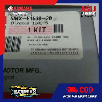 piston seher kit set OS 50 Mio Nouvo Soul Fino karbu 5MX-E1630-20 asli original Yamaha