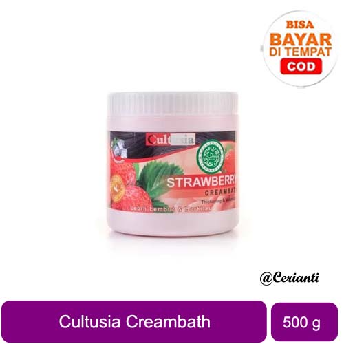 [BPOM] Cultusia Creambath Strawberry 500ml Creambath Krimbath Rambut