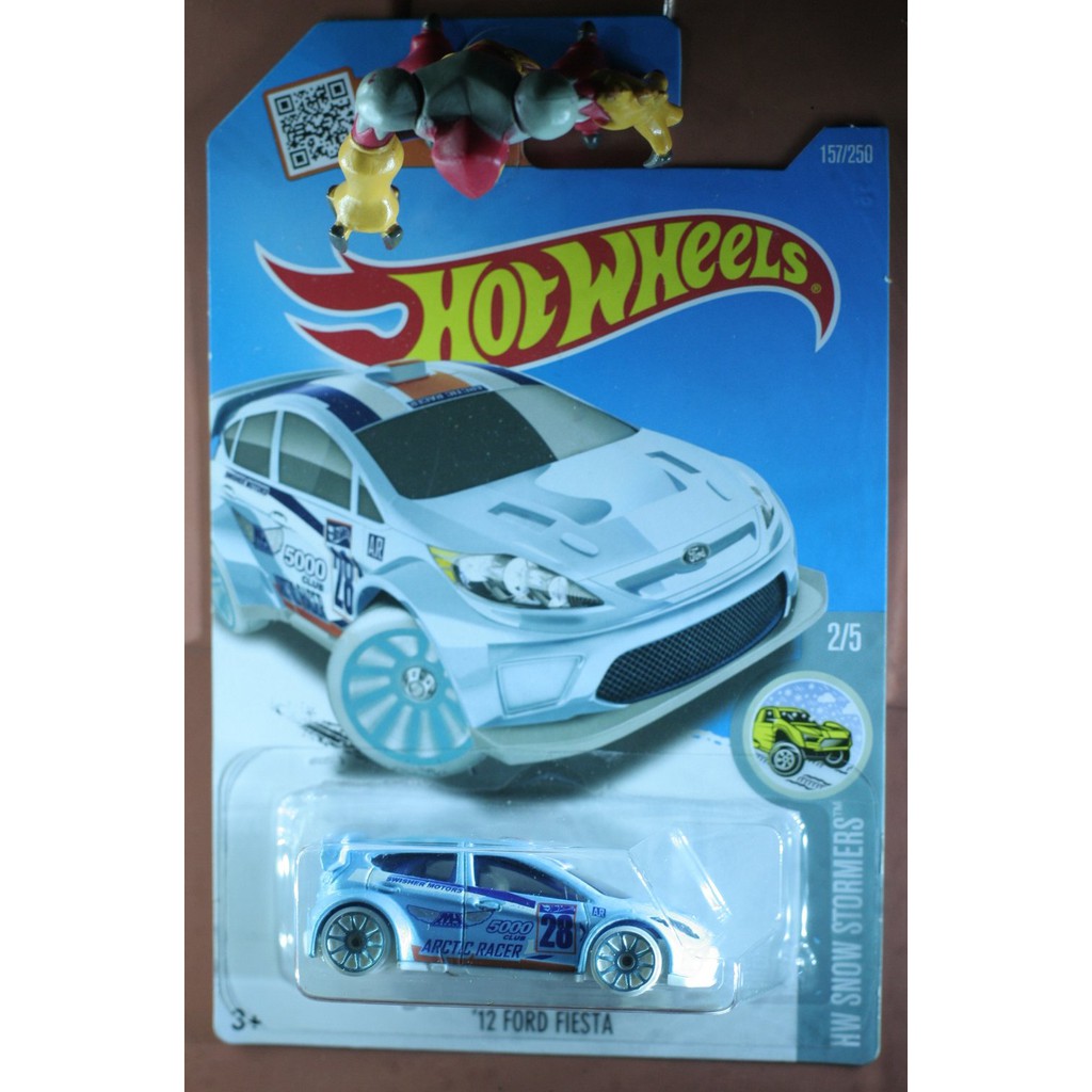 Ford Fiesta light blue biru muda HOTWHEELS HW 2016 2012 snow stormers die cast miniatur miniature