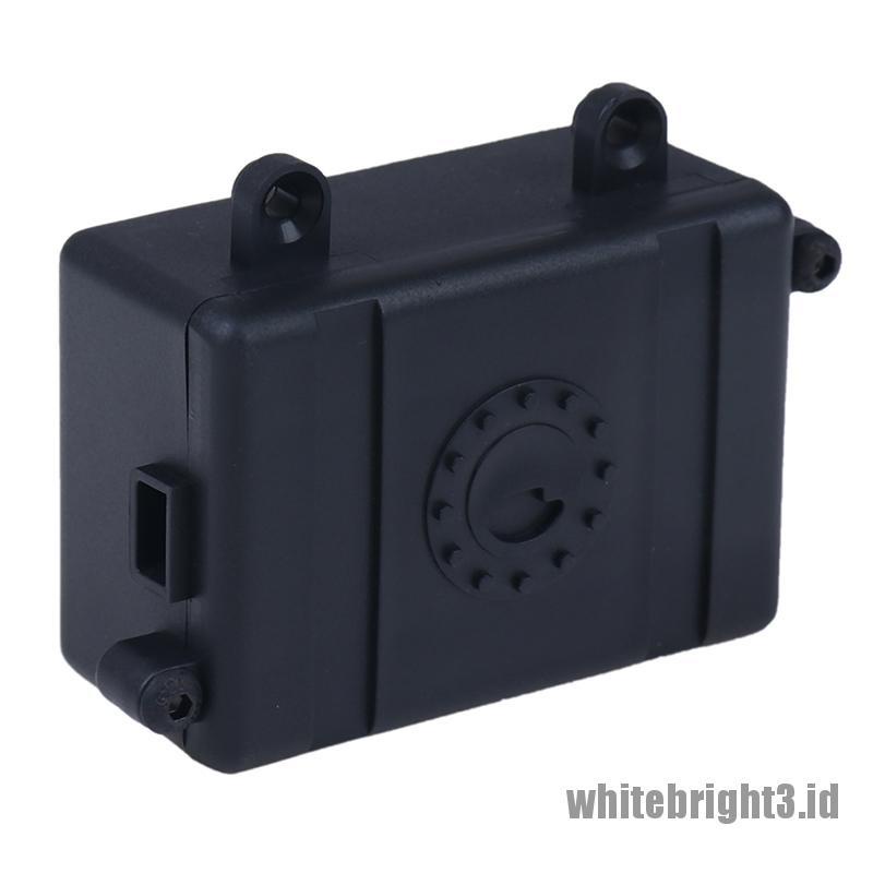 (white3) Kotak Receiver Radio Mobil RC Rock Crawler SCX10 Skala 1: 10