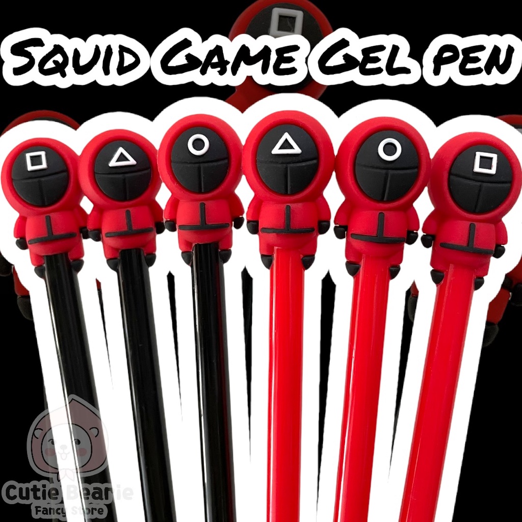 

⭐Cutiebearie⭐ Pena SQUID GAME Bolpen Gel Karakter Lucu Murah Pulpen Pen Gelpen Karakter Lucu Bolpen Fancy Pen Gel Squid Game Murah 0,5mm