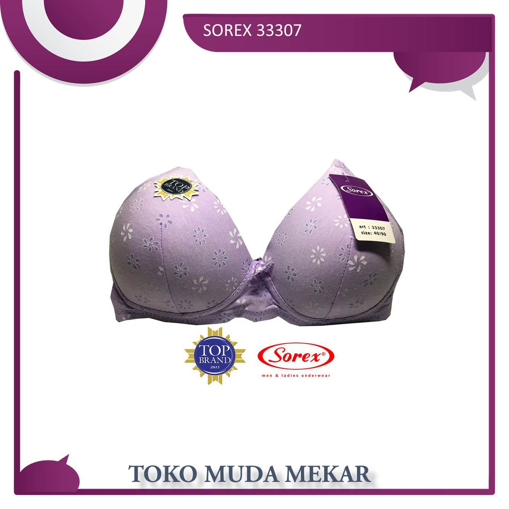 BRA SOREX Tanpa Kawat Busa Tipis Anti Payudara Kendur Sorex 33307