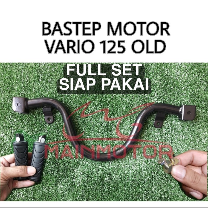 BASTEP DEPAN VARIO 125 OLD 2012-2014 FOOTSTEP PIJAKAN KAKI FULLSET