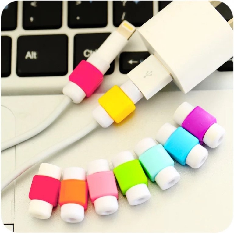 1pc Kabel Data/Charger Usb Warna Permen Untuk Iphone/Oppo/Vivo/Samsung/Xiaomi